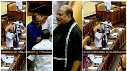 നിയമസഭ പുനരാരംഭിച്ചു, പ്രതിപക്ഷ പ്രതിഷേധം തുടരുന്നു