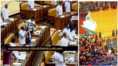 Opposition parties protest in Kerala Assembly over CM’s speech, Sabarimala row