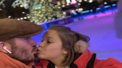 కూతురికి లిప్ లాక్ ఇచ్చిన స్టార్ ప్లేయర్...నెటిజన్ల ఆగ్రహం