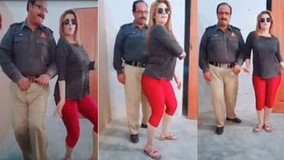 ಯುವತಿಯೊಂದಿಗೆ ಸೊಂಟ ಬಳುಕಿಸಿ ಪೊಲೀಸ್: ವಿಡಿಯೋ ವೈರಲ್!