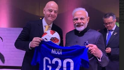 ಮೋದಿಗೆ ಸಿಕ್ತು ವಿಶೇಷ ಜೆರ್ಸಿ ಗಿಫ್ಟ್