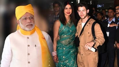 दिल्ली पहुंचे प्रियंका-निक, रिसेप्शन में PM मोदी हो सकते हैं शामिल