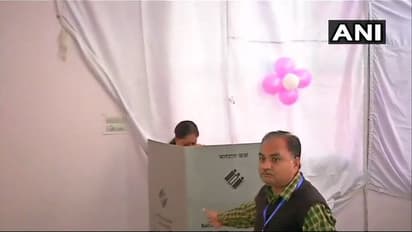 In pics: From Vasundhara Raje to Allu Arjun, big names vote in Telangana and Rajasthan