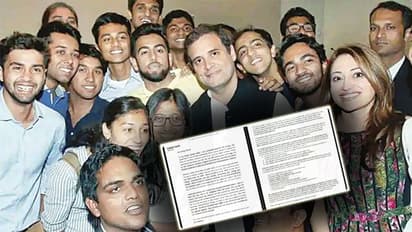 ವಿದ್ಯಾರ್ಥಿಗಳಿಗೆ 'ಕೈ' ಗಾಳ: ಪತ್ರ ಬರೆದ ರಾಹುಲ್ ಗಾಂಧಿ!