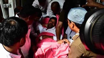 వంశీచంద్రెడ్డిని పరామర్శించిన కేవీపీ...ఈసీకి మహాకూటమి ఫిర్యాదు