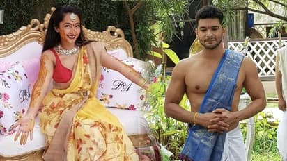 Here are all the details of Kannada actors Diganth Manchale, Aindrita Ray's wedding