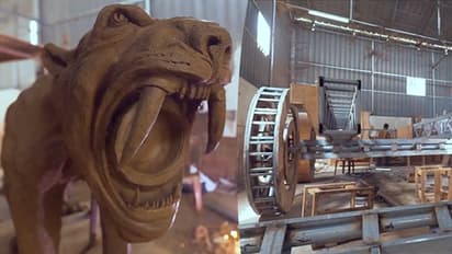 മഹാവീര് കര്ണന്റെ പ്രൗഢമായ സെറ്റ് ഒരുങ്ങുന്നു; വീഡിയോ പുറത്തുവിട്ടു