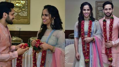 ಬ್ಯಾಡ್ಮಿಂಟನ್ ತಾರೆ ಸೈನಾ ನೆಹ್ವಾಲ್ ಕೈ ಹಿಡಿದ ಪರುಪಳ್ಳಿ ಕಶ್ಯಪ್!