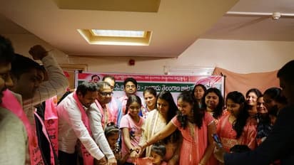 లండన్లో ఘనంగా టీఆర్ఎస్ విజయోత్సవ సంబరాలు...