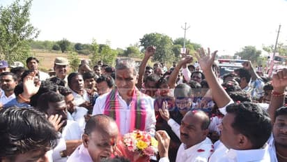 సిద్దిపేటలో కృతజ్ఞత సభలో హరీష్ రావు (ఫోటోలు)