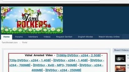 விஷால் அரெஸ்ட் செய்திய தலைப்பு செய்தியா போட்ட தமிழ் ராக்கர்ஸ !! ஓனர் பற்றிய செய்தி போட்ட தைரியம் !!