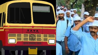 Sacked KSRTC employees start long march to Kerala secretariat