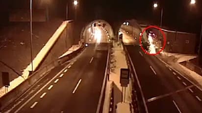 ನಿದ್ದೆ ಕಣ್ಣಿನಲ್ಲಿ BMW ಕಾರನ್ನ ವಿಮಾನ ತರ ಹಾರಿಸಿದ ಭೂಪ-ವೀಡಿಯೋ ವೈರಲ್!