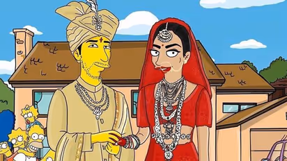 Priyanka Chopra, Nick Jonas wedding gets 'Simponsonized'