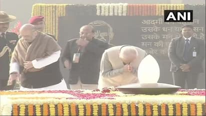 ಅಜಾತಶತ್ರು ನೆನೆದ ದೇಶ: ಅಟಲ್ಗೆ ಗಣ್ಯರ ಪುಷ್ಪ ನಮನ!