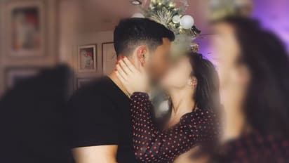 ప్రియుడితో హీరోయిన్ ముద్దు సీన్.. సోషల్ మీడియాలో ఫోటోలు!