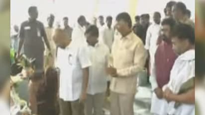 కడప స్టీల్ ప్లాంట్ కు శంకుస్థాపన చేసిన సీఎం చంద్రబాబు