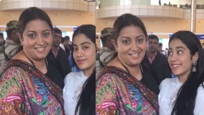 ಸಚಿವೆ ಸ್ಮೃತಿಗೆ ‘ಆಂಟಿ’ ಎಂದು ಕರೆದು ಕ್ಷಮೆ ಕೋರಿದ ಶ್ರೀದೇವಿ ಪುತ್ರಿ