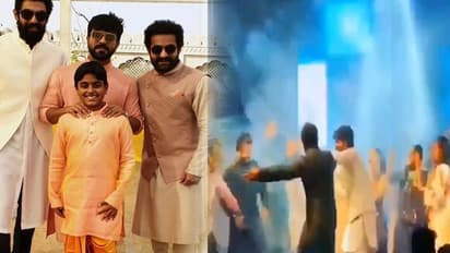 సంగీత్ లో #RRR డ్యాన్స్!