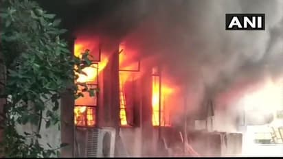 (In Pics) Mumbai: Bhiwandi’s cloth factory goes up in flames, firefighters rushed to spot