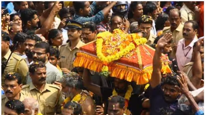 Makaravilakku 2024: Thiruvabharanam procession to begin tomorrow; Erumely Petta Thullal today