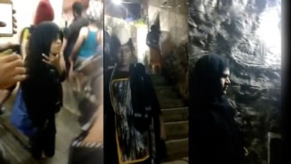 అయ్యప్పని దర్శించుకున్న మహిళ.. పరారీలో భర్త