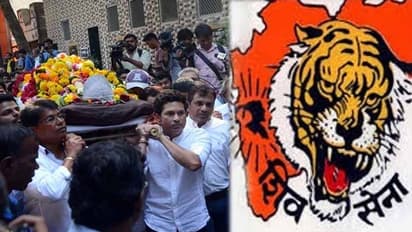 అచ్రేకర్ అంత్యక్రియలు: ప్రభుత్వంపై శివసేన ఫైర్, సచిన్‌కు సలహా