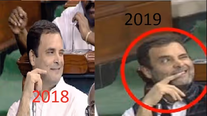 ಮತ್ತೆ ಲೋಕಸಭೆಯಲ್ಲಿ ಕಣ್ಣು ಹೊಡೆದ ರಾಹುಲ್!