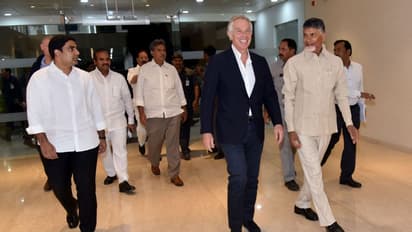 ఎపి సచివాలయంలో చంద్రబాబుతో టోనీ బ్లెయిర్ (ఫొటోలు)