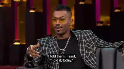 Comments on ‘Koffee with Karan’: Hardik Pandya responds to BCCI’s show cause notice