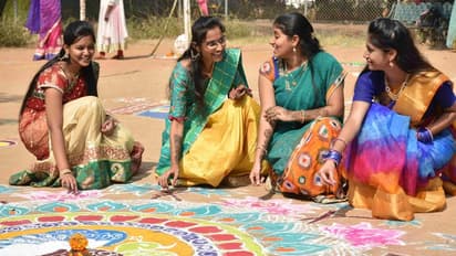 sankranthi 2022: మొదలైన సంక్రాంతి సంబురాలు.. గొబ్బెమ్మను ఎందుకు పెడతారో తెలుసా?