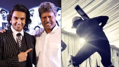 Ranveer Singh preps up to master Kapil Dev’s bowling action