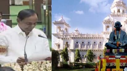 ప్రారంభమైన తెలంగాణ అసెంబ్లీ: ఎమ్మెల్యేగా ప్రమాణం చేసిన కేసీఆర్