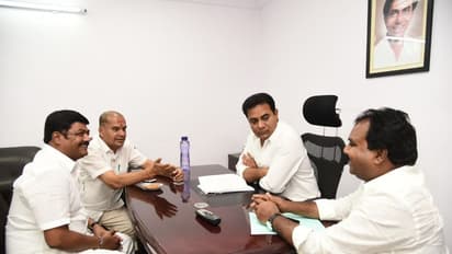 ఆ పదవి వరించేదెవరికి...?: ఎమ్మెల్యేలతో కేటీఆర్ భేటీ