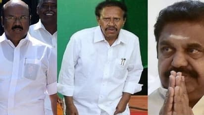 எடப்பாடி- ஓ.பி.எஸை பார்த்து பதுங்கி ஒதுங்கிய தம்பித்துரை..!