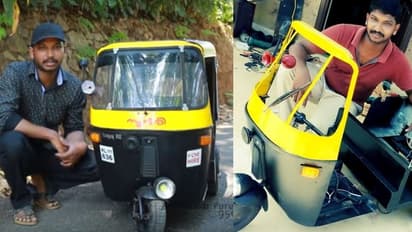 ಮಕ್ಕಳಿಗಾಗಿ ಪುಟ್ಟ ಆಟೋ ರಿಕ್ಷಾ ನಿರ್ಮಿಸಿದ ತಂದೆ!