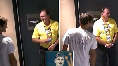 టెన్నిస్ కింగ్ అయితే ఏంటీ...గుర్తింపు కార్డ్ లేదని ఫెదరర్ను నిలబెట్టిన గార్డ్