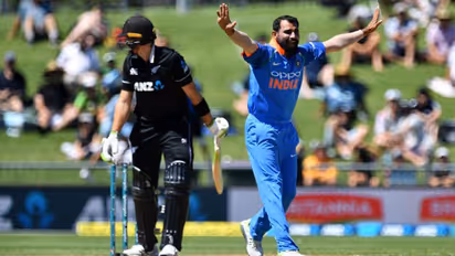 Napier ODI: Mohammed Shami becomes fastest Indian to take 100 ODI wickets