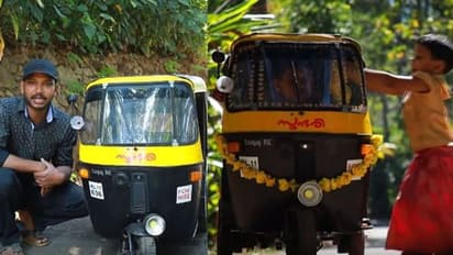 Kerala man builds auto-rickshaw for 5-year-old son, video goes viral