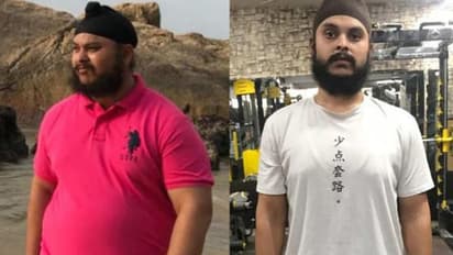 അന്ന്‌ 145 കിലോ, ഇന്ന്‌ 91 കിലോ; ഈ ചെറുപ്പക്കാരന്‍ ആറ്‌ മാസം കൊണ്ട്‌ കുറച്ചത്‌ 54 കിലോ