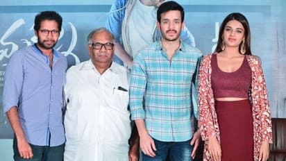 మిస్టర్ మజ్ను ప్రెస్ మీట్ (ఫొటోస్)