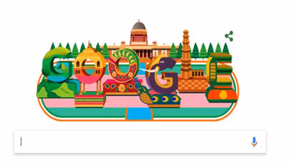 Google celebrates Republic Day with colourful doodle on incredible India