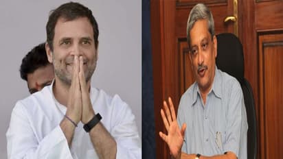 ರಫೇಲ್‌ ಟೀಕೆ ಬೆನ್ನಲ್ಲೇ ಪರ್ರಿಕರ್‌ ಜತೆ ರಾಹುಲ್‌ ಅಚ್ಚರಿಯ ಭೇಟಿ!