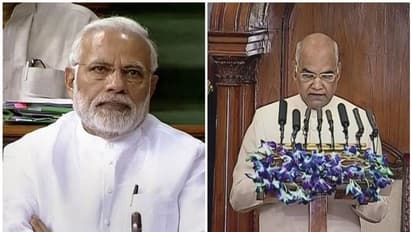 രാഷ്ട്രപതിയുടെ നയപ്രഖ്യാപനം: 'റഫാലി'നും മിന്നലാക്രമണത്തിനും നീണ്ട കയ്യടി, മിണ്ടാതെ രാഹുൽ