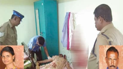 நடத்ததையில் சந்தேகம் !! மனைவியை மண் வெட்டியால் வெட்டிக் கொலை செய்த கொடூர கணவன் !!