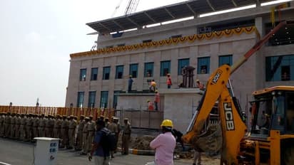 అమరావతిలో కీలక ఘట్టం: మరికాసేపట్లో హైకోర్టు భవనం ప్రారంభం