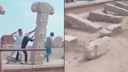 Hampi vandalism: Court orders 4 men to re-erect pillars; fines Rs 70,000