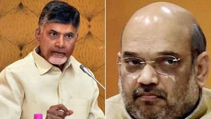 సీఎం పదవి కోసం మోదీ కాళ్లు పట్టుకుని ఇప్పుడు నిందలా: చంద్రబాబుపై అమిత్ షా ఫైర్