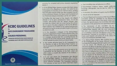 Kerala Catholic Bishop’s Council issues guidelines to check sexual harassment