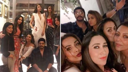 Arjun Kapoor joins girlfriend Malaika Arora and her girl gang for a night out